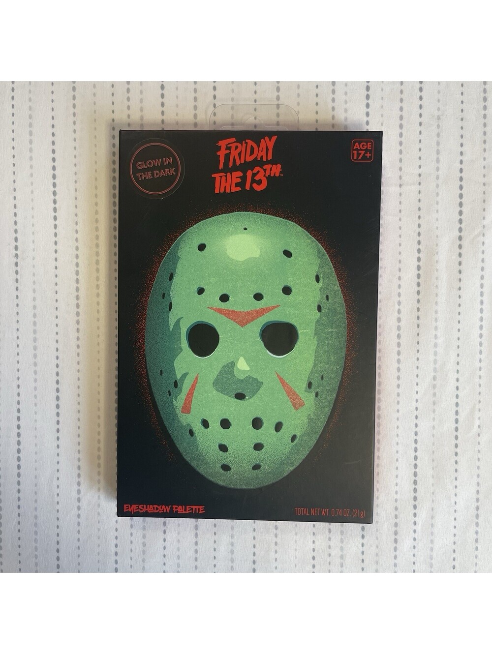 Friday The 13th Eyeshadow Palette Taste Beauty 12 Shades Jason Glow In The Dark